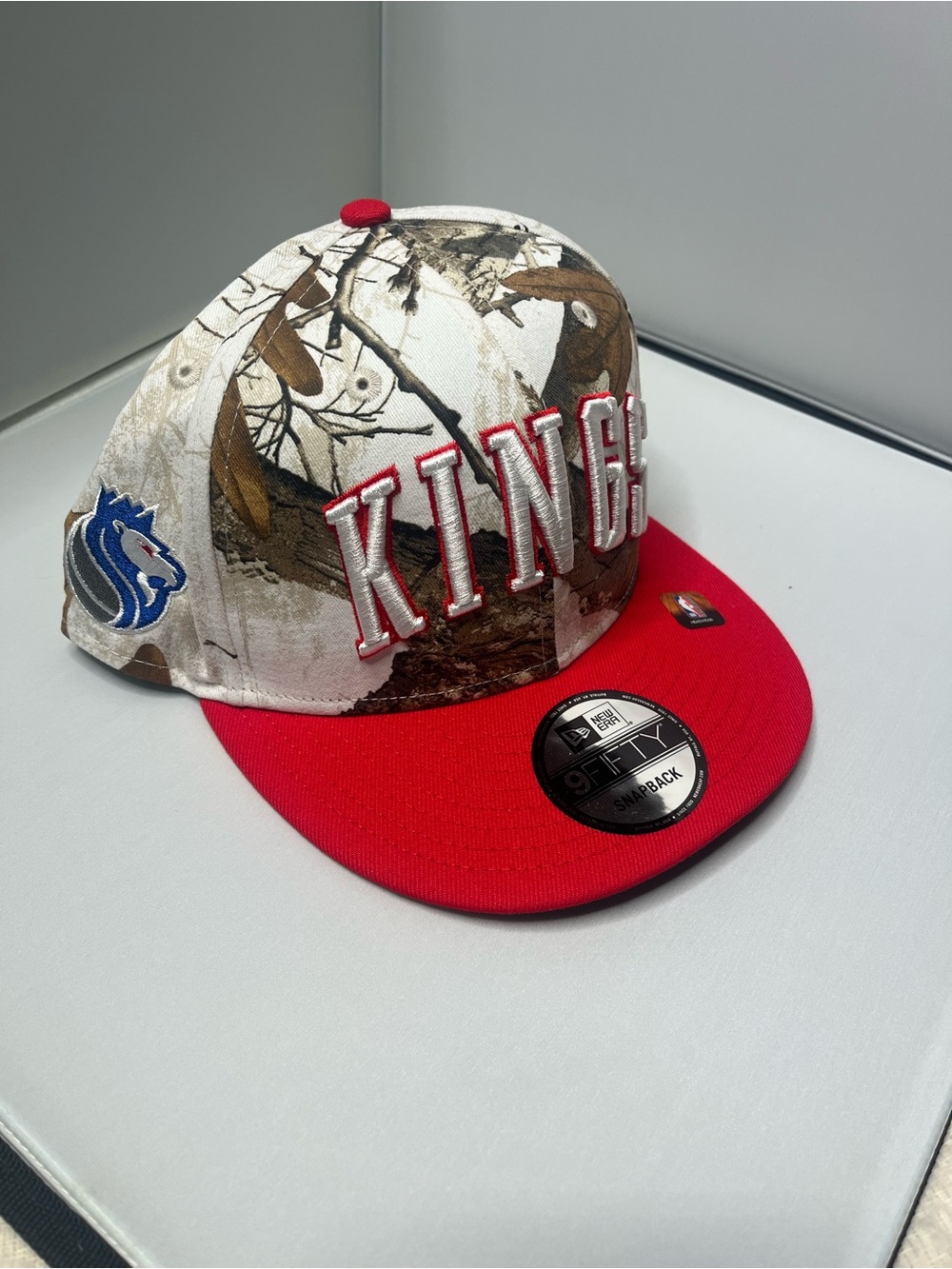 NWT New Era Sacramento Kings Realtree Camo 59FIFTY NBA Snapback Hat Cap One Size